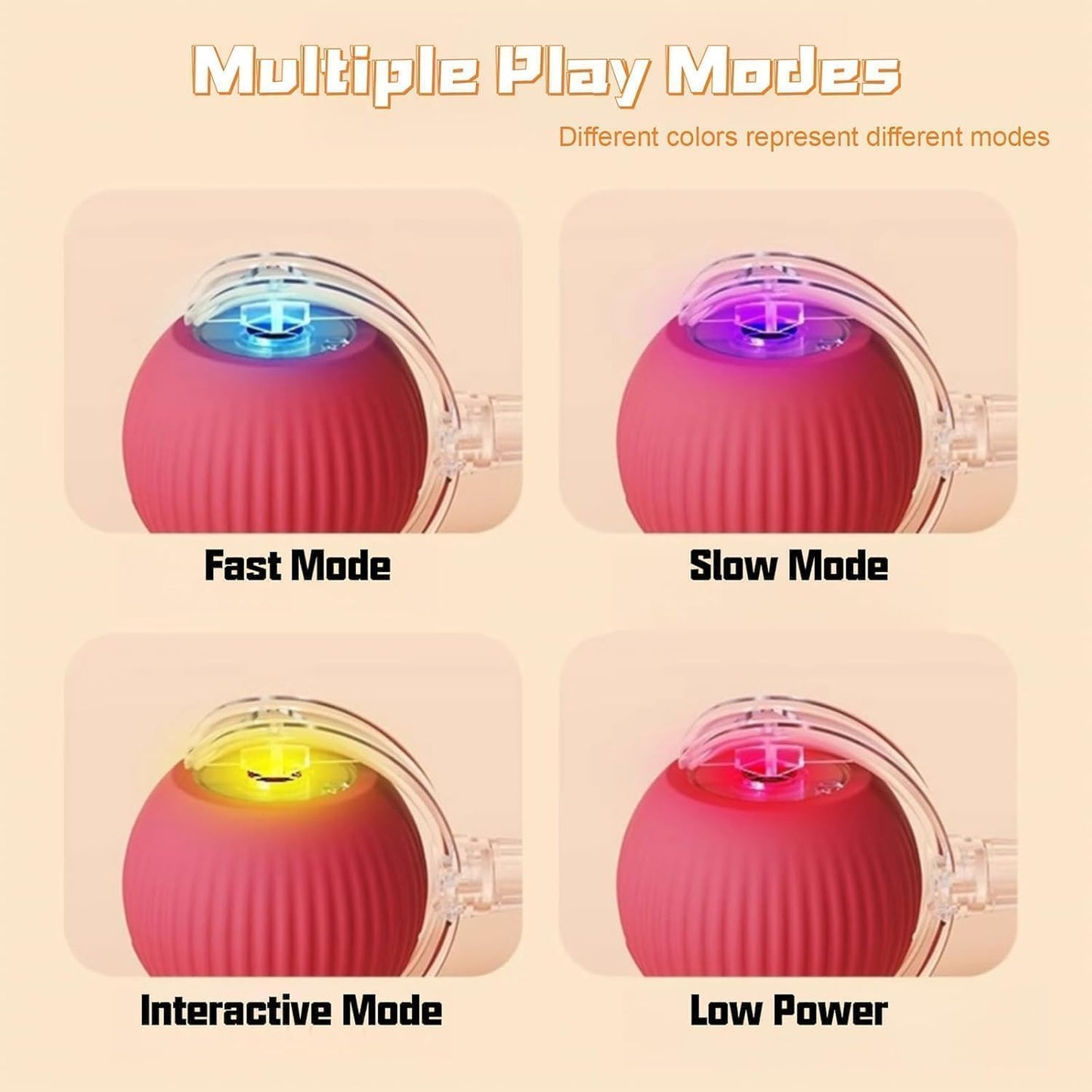 {{ Smart Interactive Pet Ball }} - {{ canivolabs }}