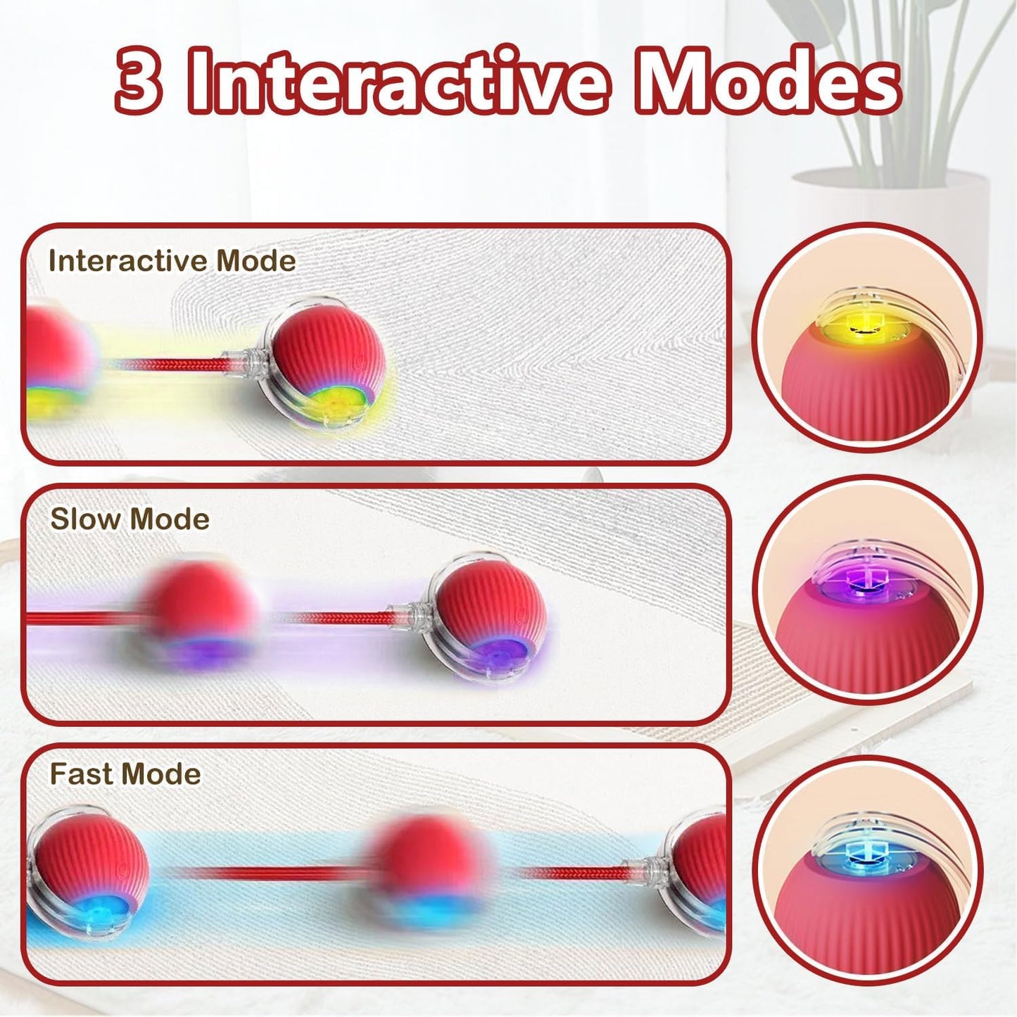 {{ Smart Interactive Pet Ball }} - {{ canivolabs }}